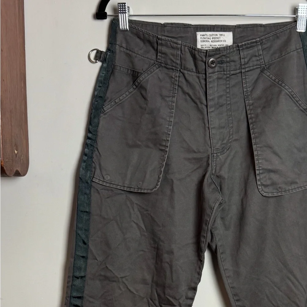 General Research Cotton Twill “Floating Pocket” Pants – AW2001 – Size M
